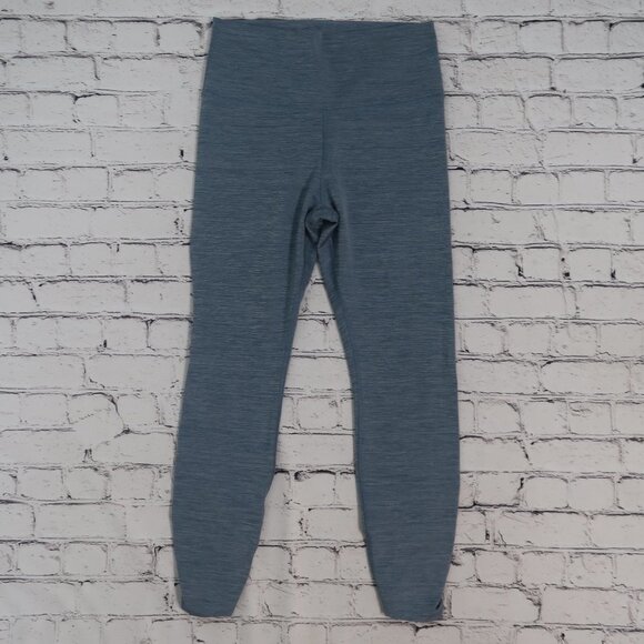 Nike Yoga Ruche Women's Size L Diffused Blue High Rise Tights Leggings - Picture 2 of 12